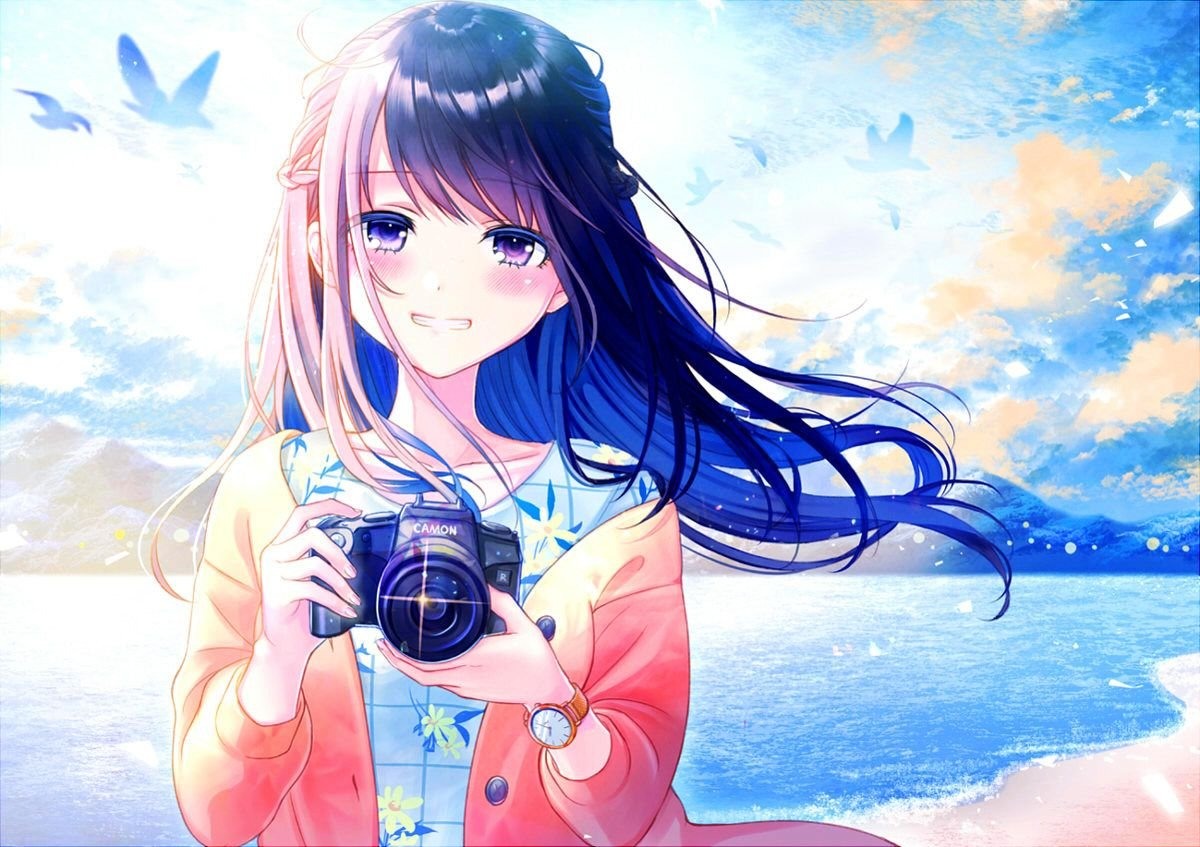 camera & girl
