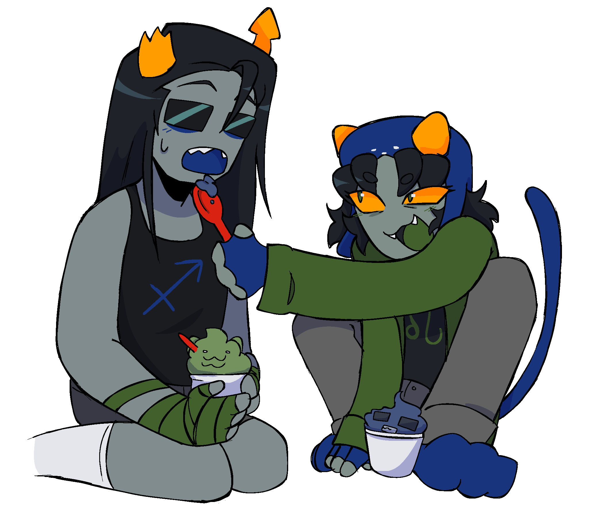 DRAWN BY MY GOAT BENNY THANK U!!!