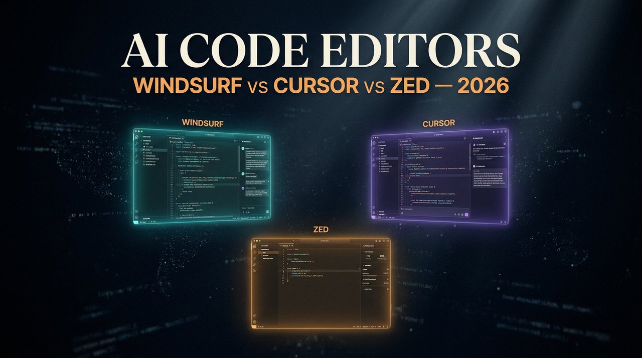 Windsurf vs Cursor vs Zed: The AI Code Editor Showdown (2026)
