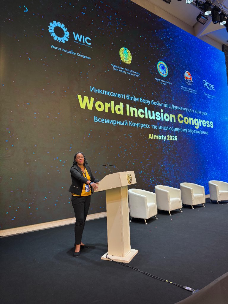 Presenting at the World Inclusion Congress in Kazakhstan