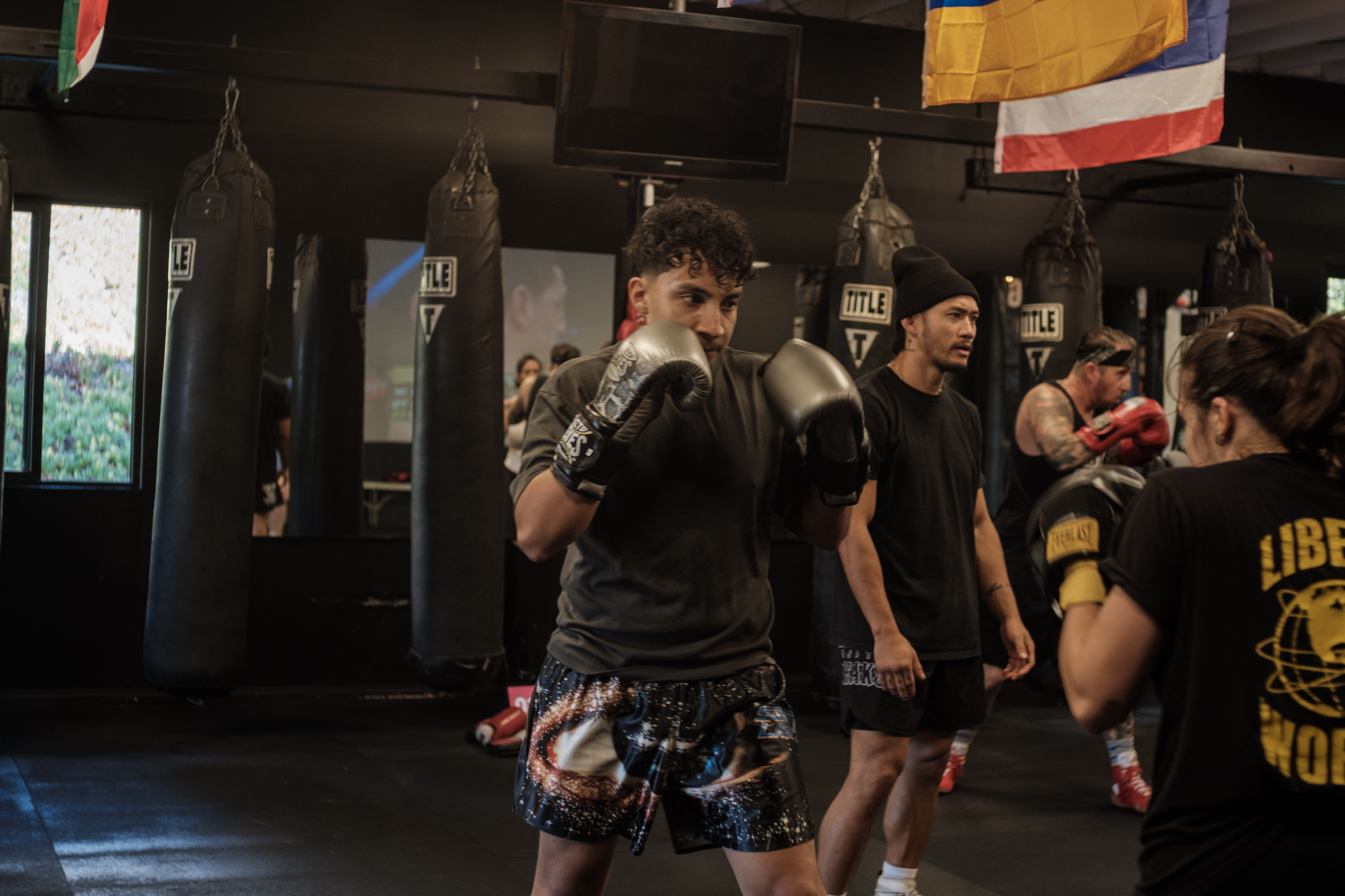 Mitt work at Sugar Boxing Academy Encinitas California
