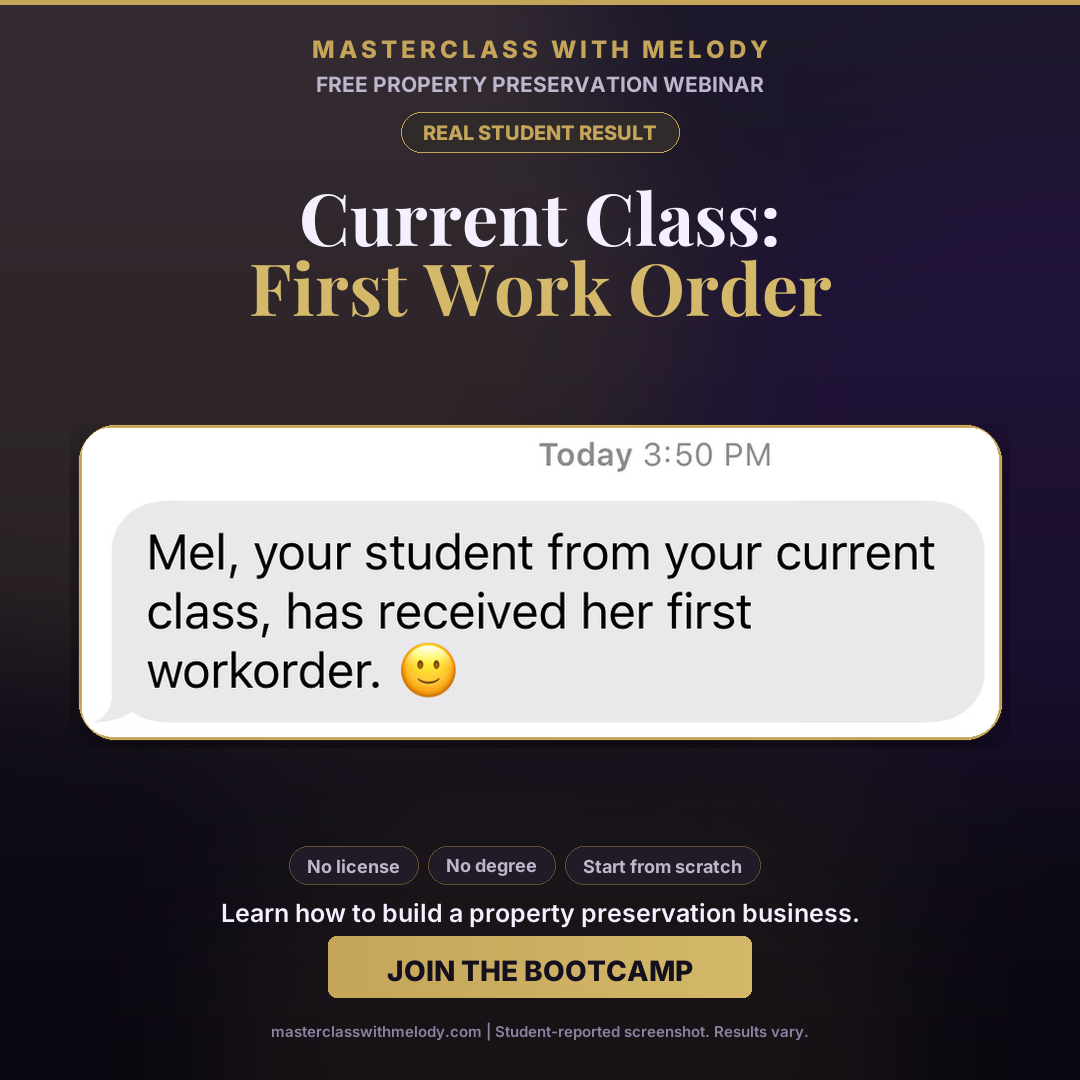 Current Class: First Work Order