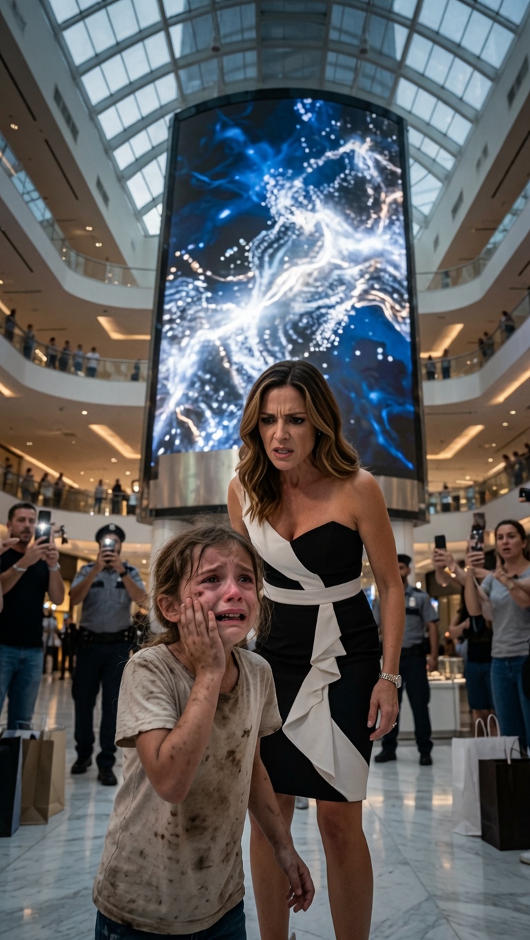 The entire mall turned against a little girl in seconds.