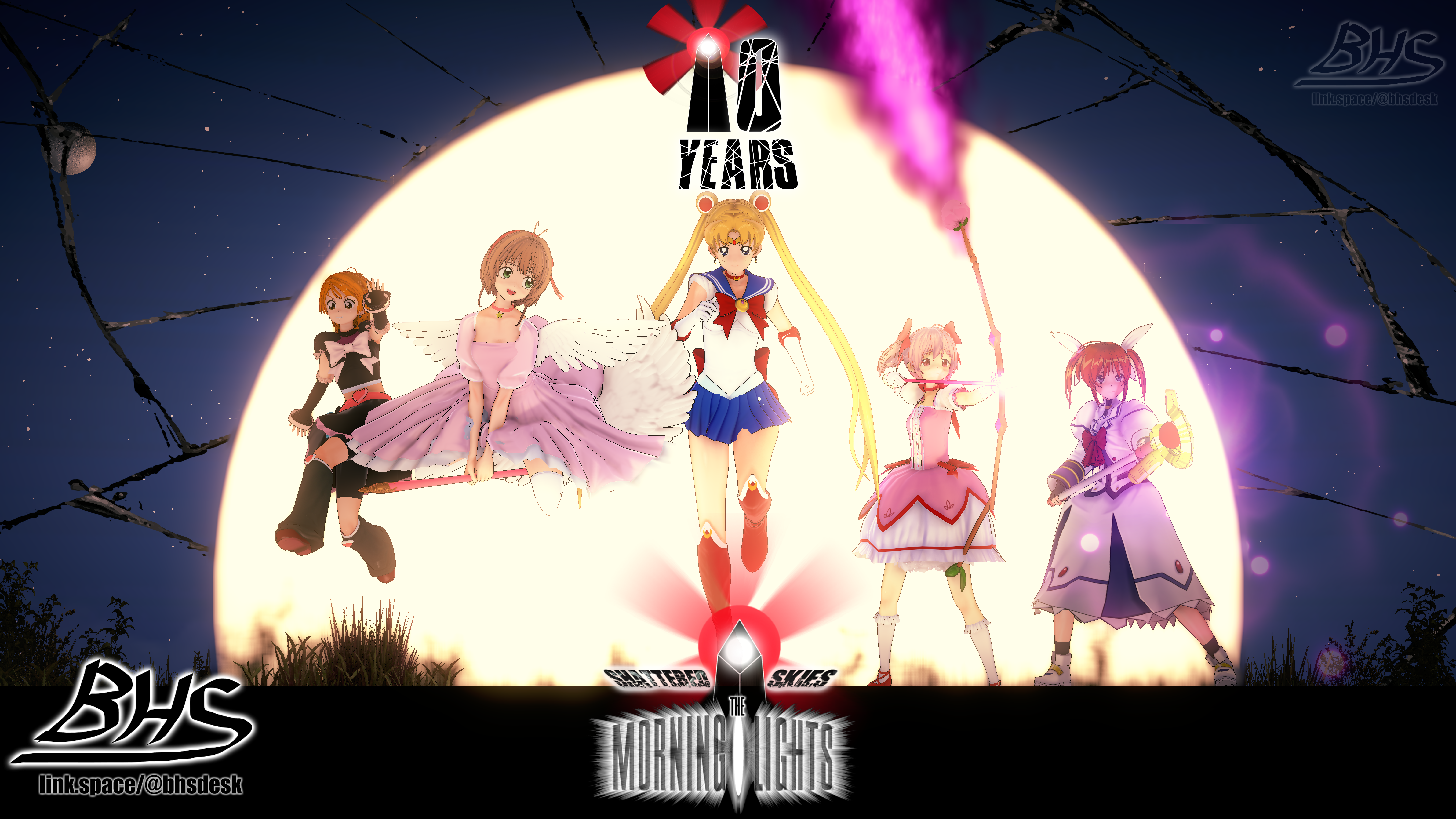 Shattered Skies 10th Anniversary Cover. Koikatsu art by BHS