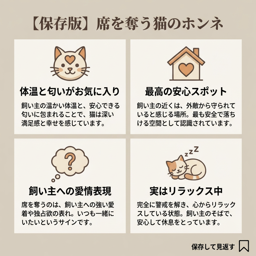 猫が椅子を奪う理由とは？愛情溢れる行動を解説 - Image 2