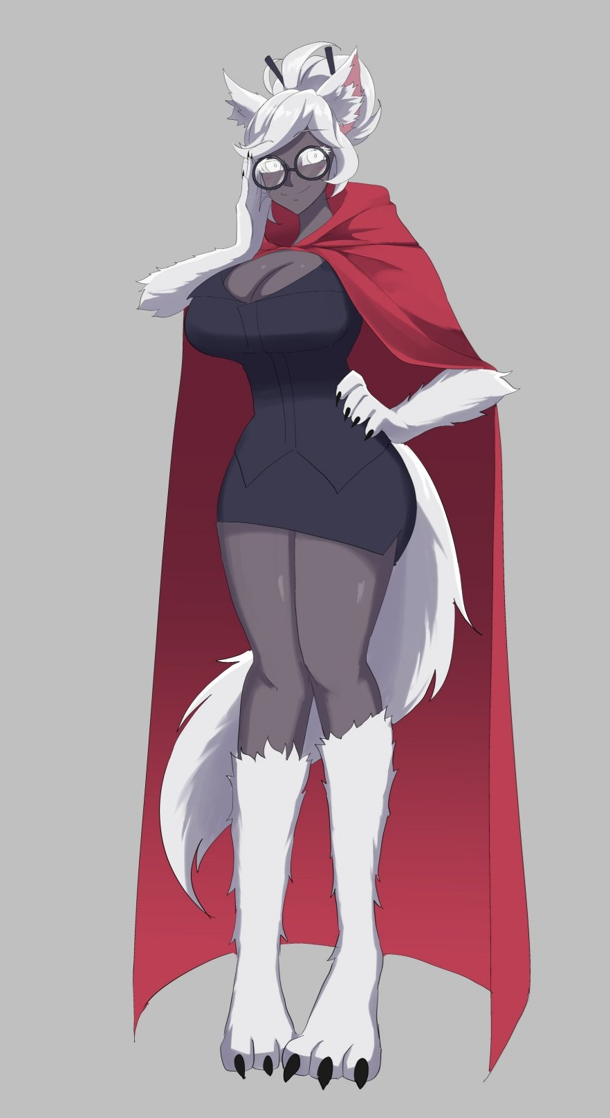 my, what white fur you have, Grandma