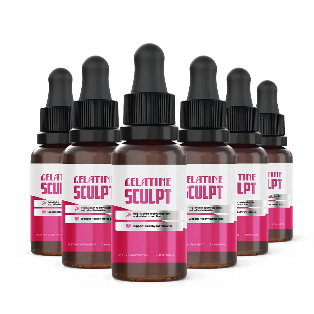 6 Bottles Gelatine Sculpt