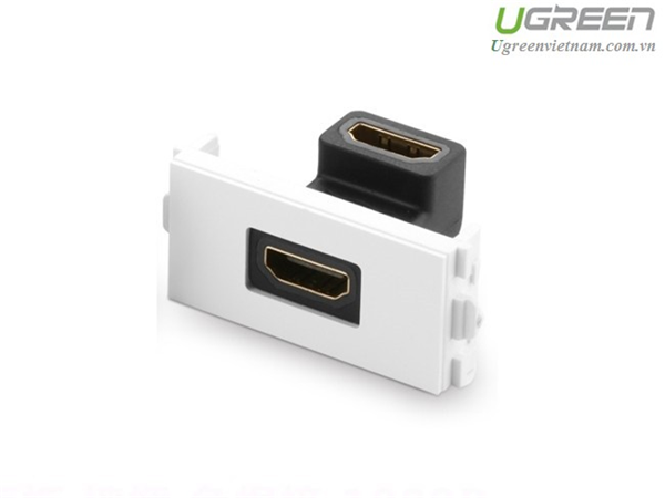 Đế HDMI âm tường bẻ góc 90 độ Ugreen 20318