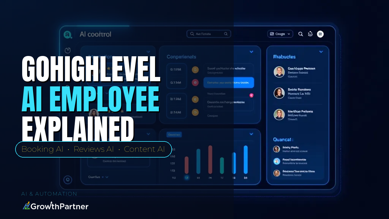 GoHighLevel AI Employee Explained: Booking, Reviews & Content AI (2026) — HL Growth Partner, Dr Priya Jaganathan