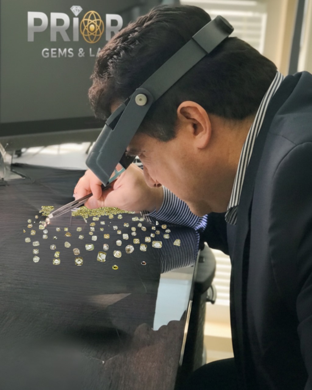 Retrato de Fidel, Maestro Gemólogo