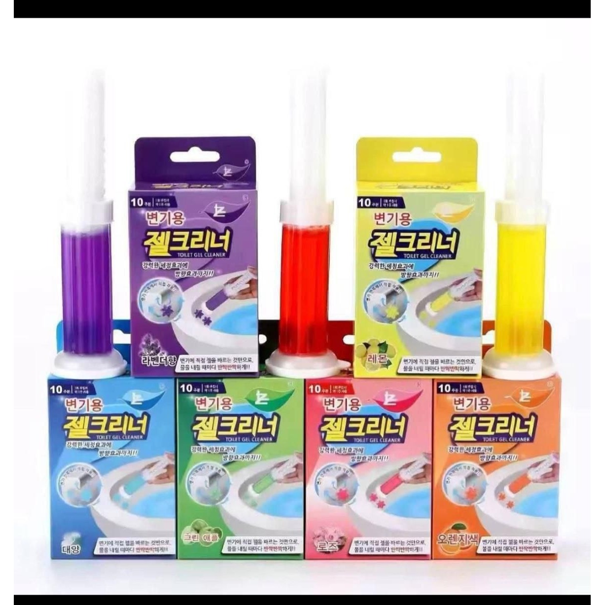 حقنة معطر ومنظف تواليت جل