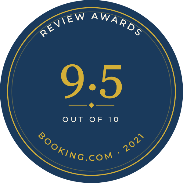 Booking.com Review Awards 9.5/10 2021