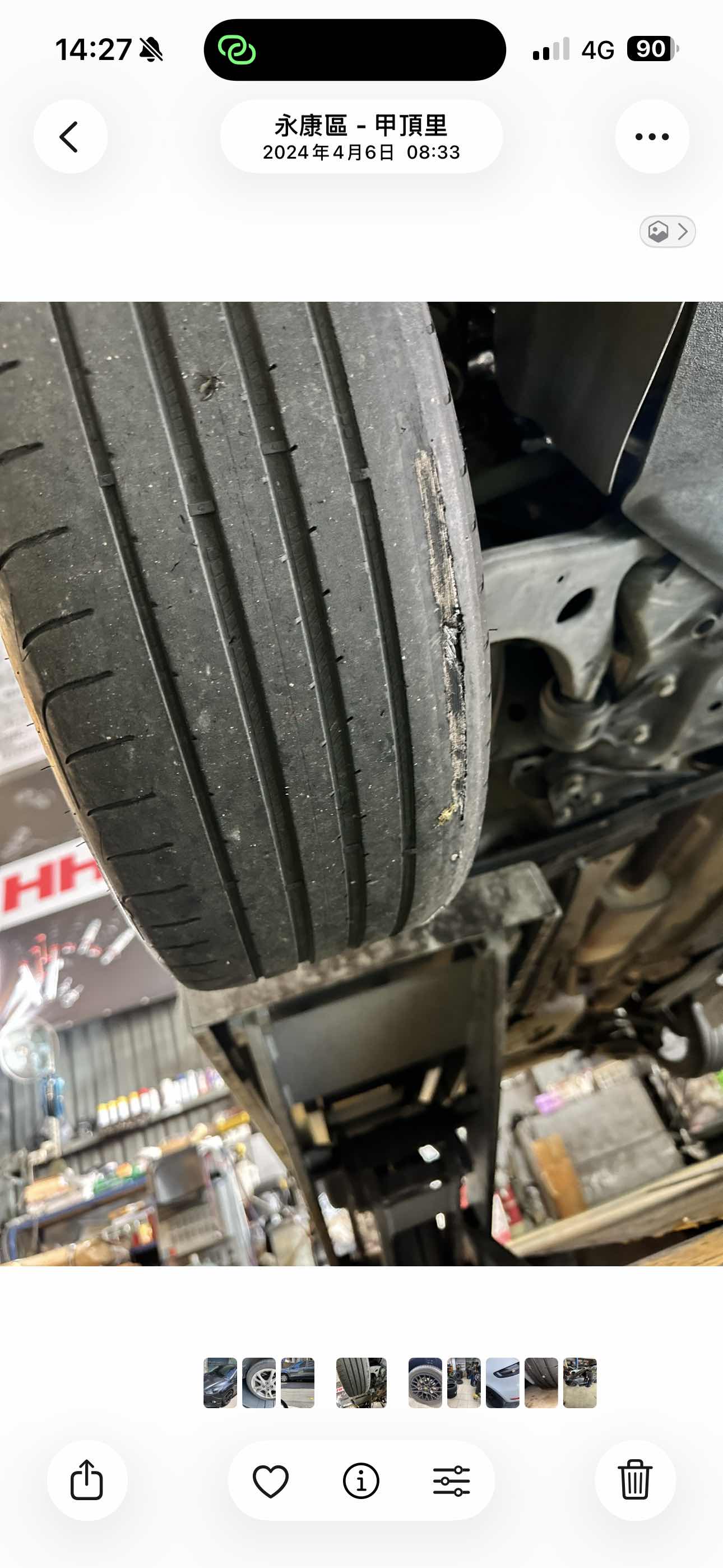 [閒聊] 什麼情況輪胎會變這樣？ - 汽車 - PTT.BEST 批踢踢爆文 2