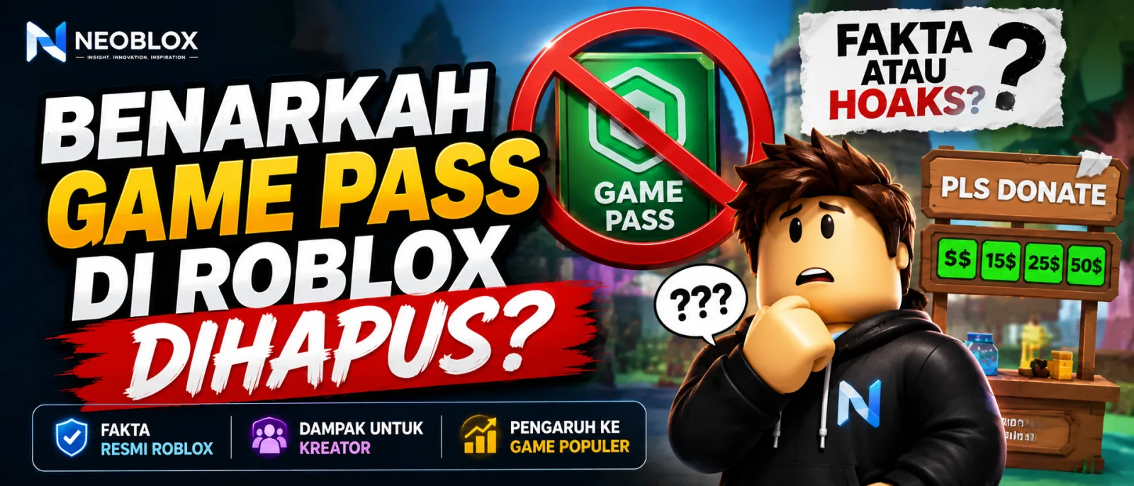 Roblox: Klarifikasi Isu 'Game Pass Dihapus' dan Dampaknya pada Ekonomi Kreator & Game 'Please Donate'