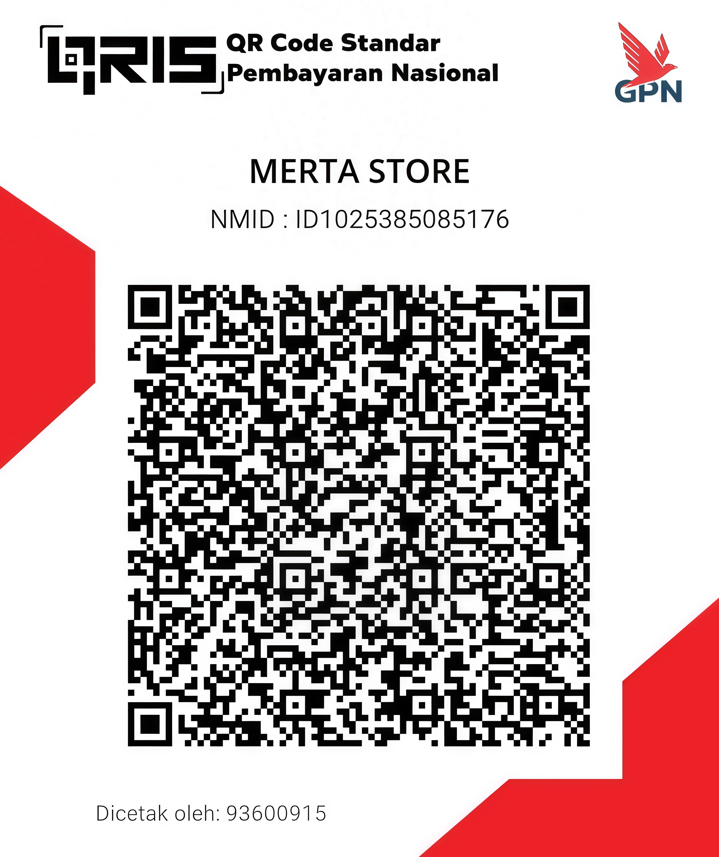 QRIS Merta Store