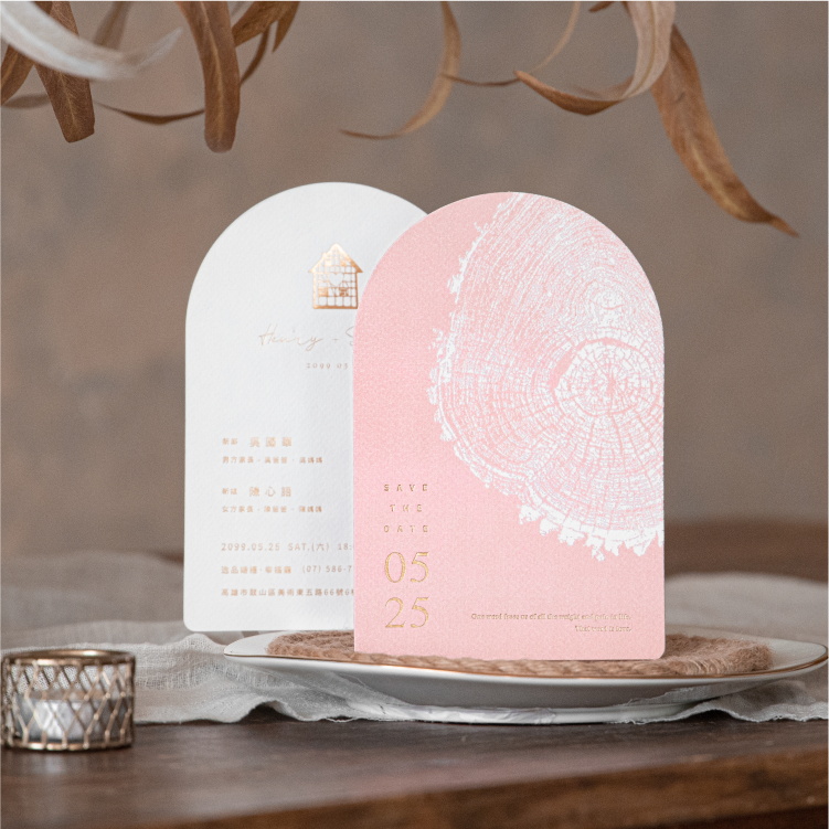 婚卡喜帖 - 戀愛木屋 商品圖2