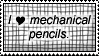 Mechanical Pencils Stamp