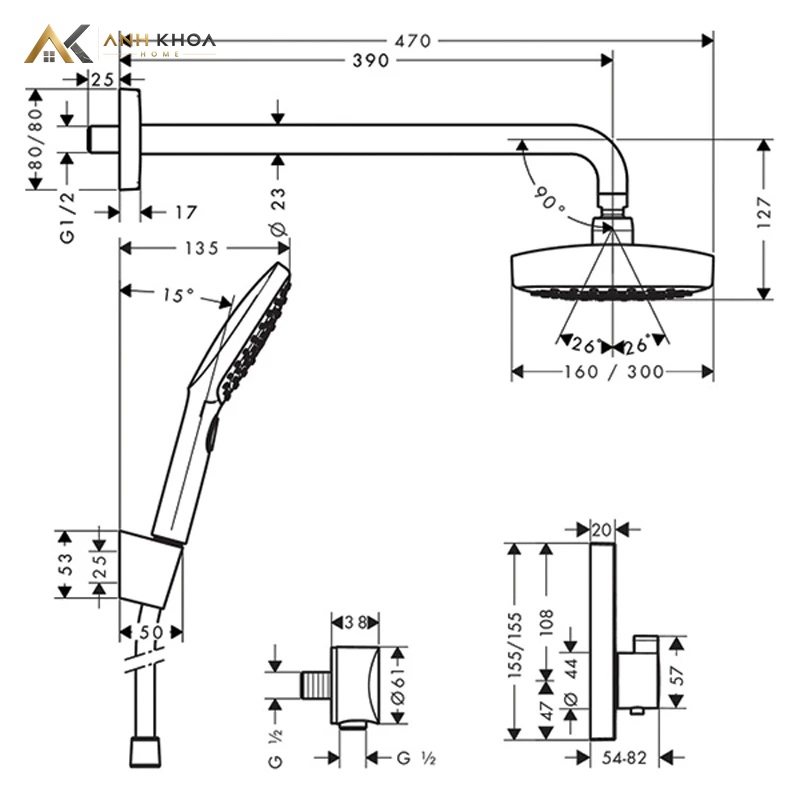 ban ve ky thuat sen tam hansgrohe 27296000