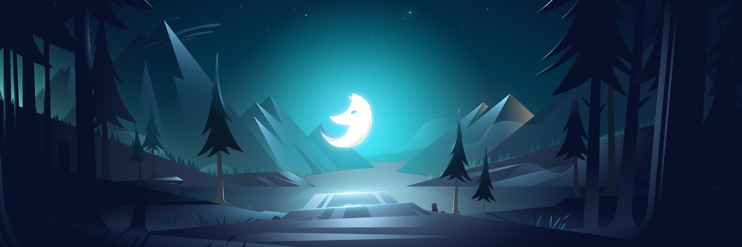 Moonlit landscape
