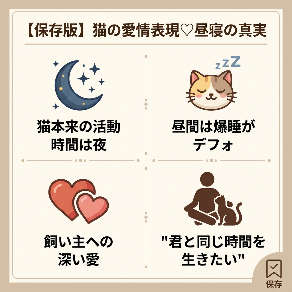 猫が昼間に眠る理由とは?愛情の深さを知ろう - Image 2
