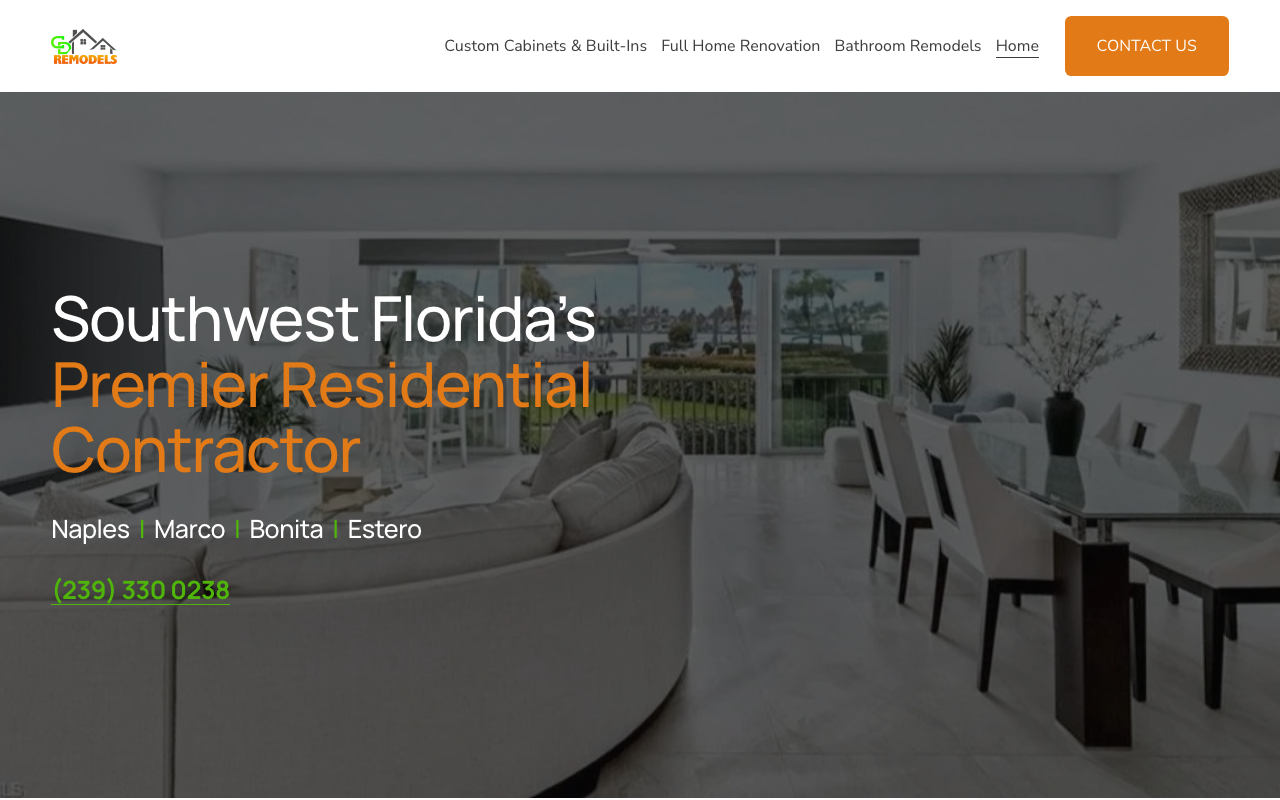 CD Remodels homepage