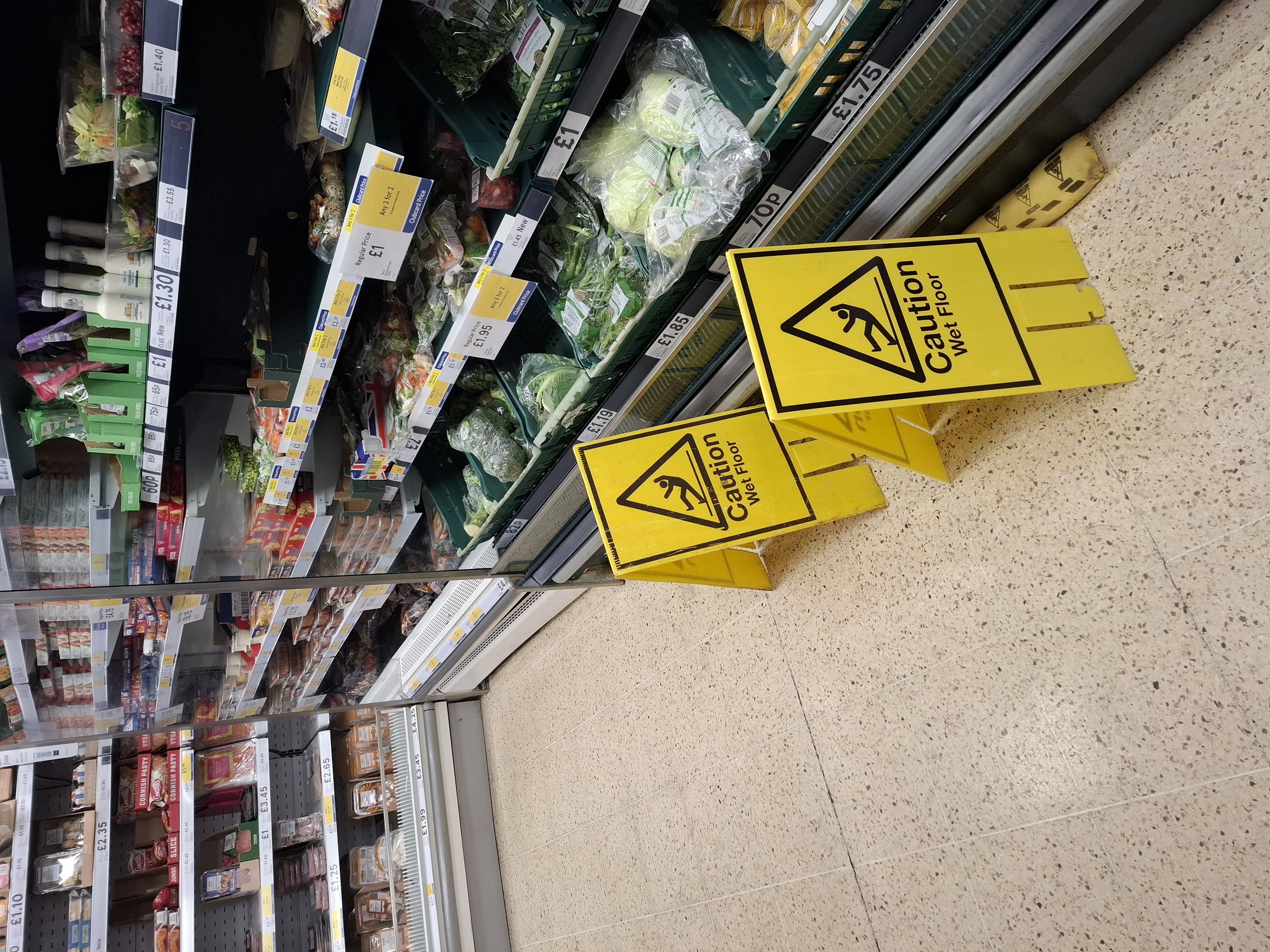 wet floor