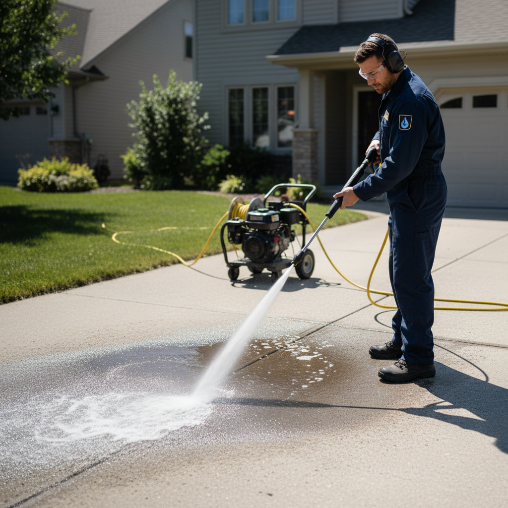 Concrete Stain Removal