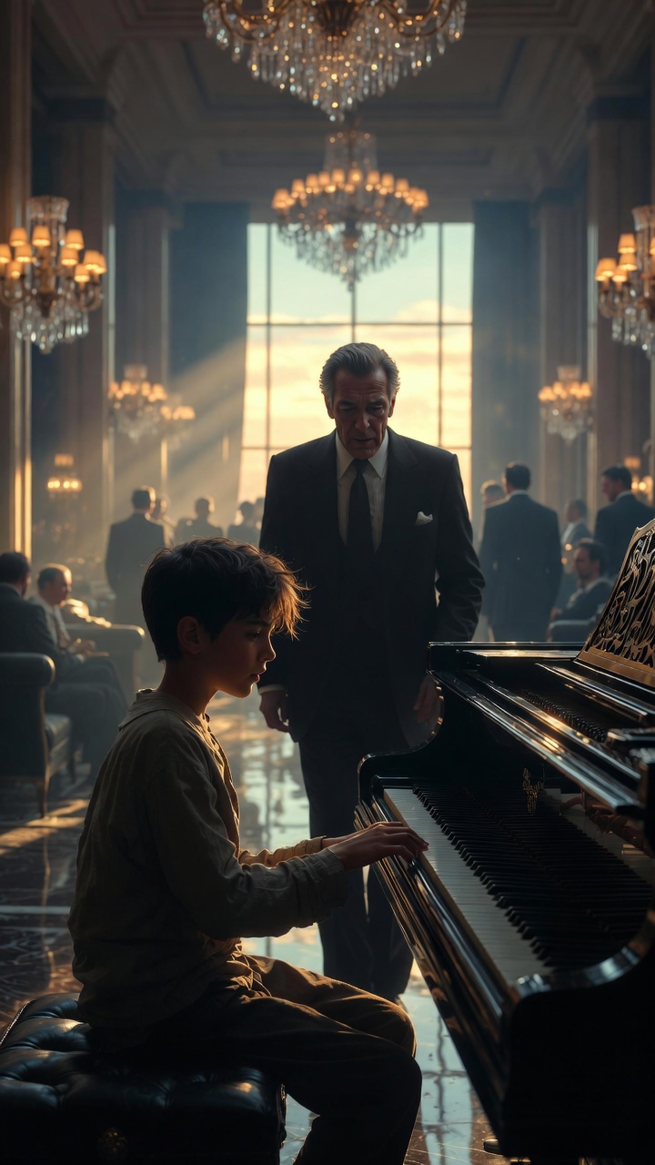 The Boy Played a Melody Only the Millionaire’s Missing Child Knew