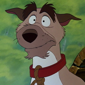 Huh! He's sure makin' a big fuss over a little ol' hurted leg.