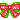 Pixel of a christmas themed bow