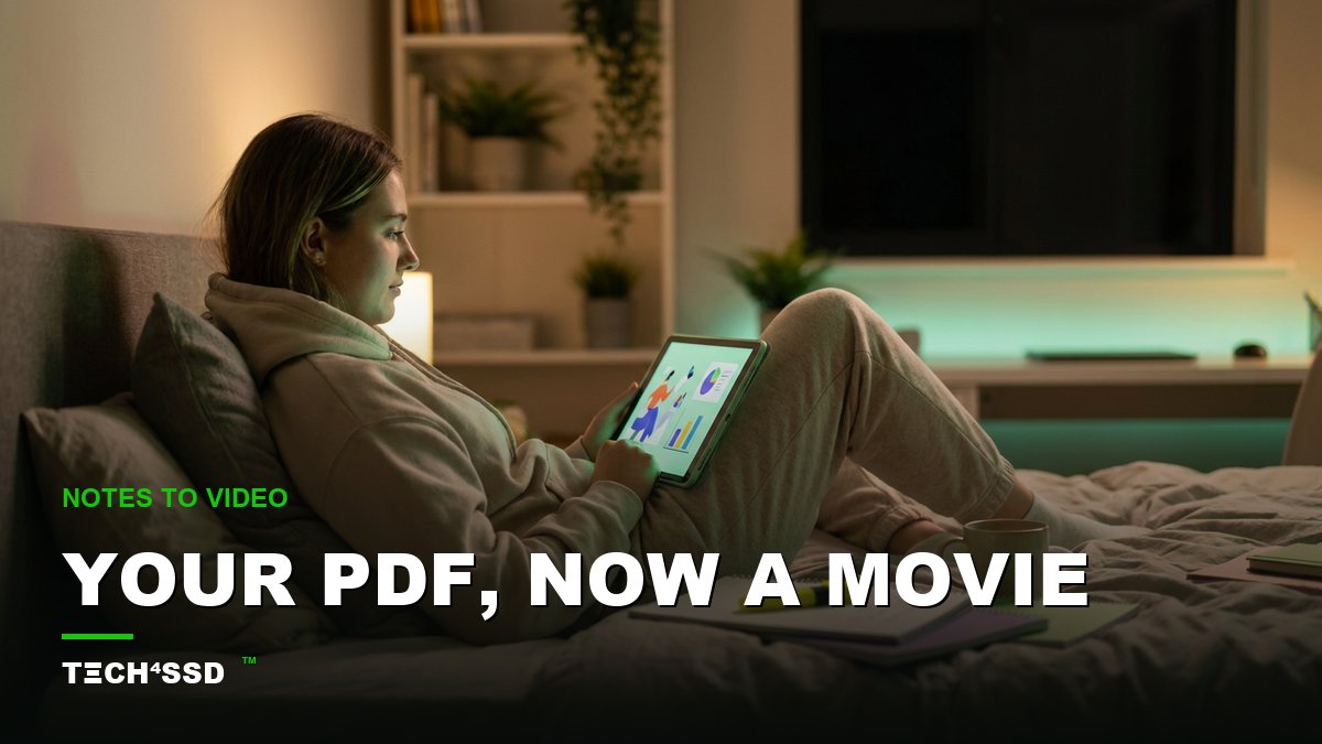 Turn Your Boring PDF Into a Narrated Hollywood-Style Explainer With NotebookLM