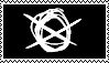 stamp of the operator symbol in the slenderverse; an o with an x through it