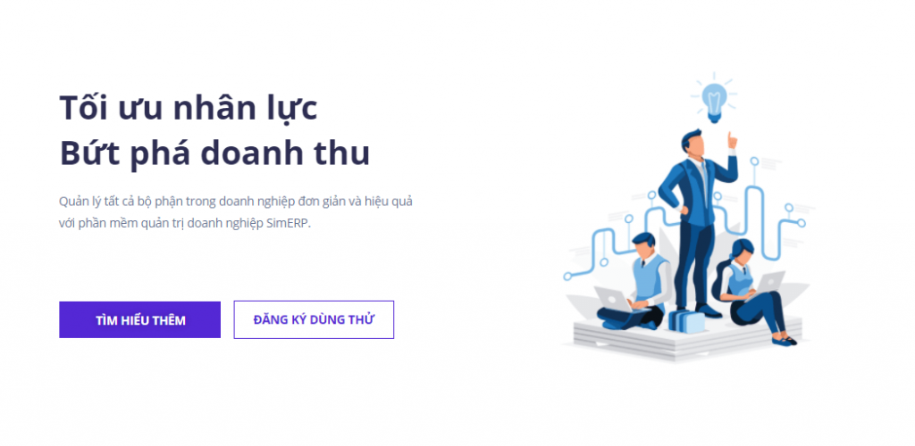 Phần mềm quản lý sản xuất SimERP, giải pháp hoạch định nguồn lực doanh nghiệp