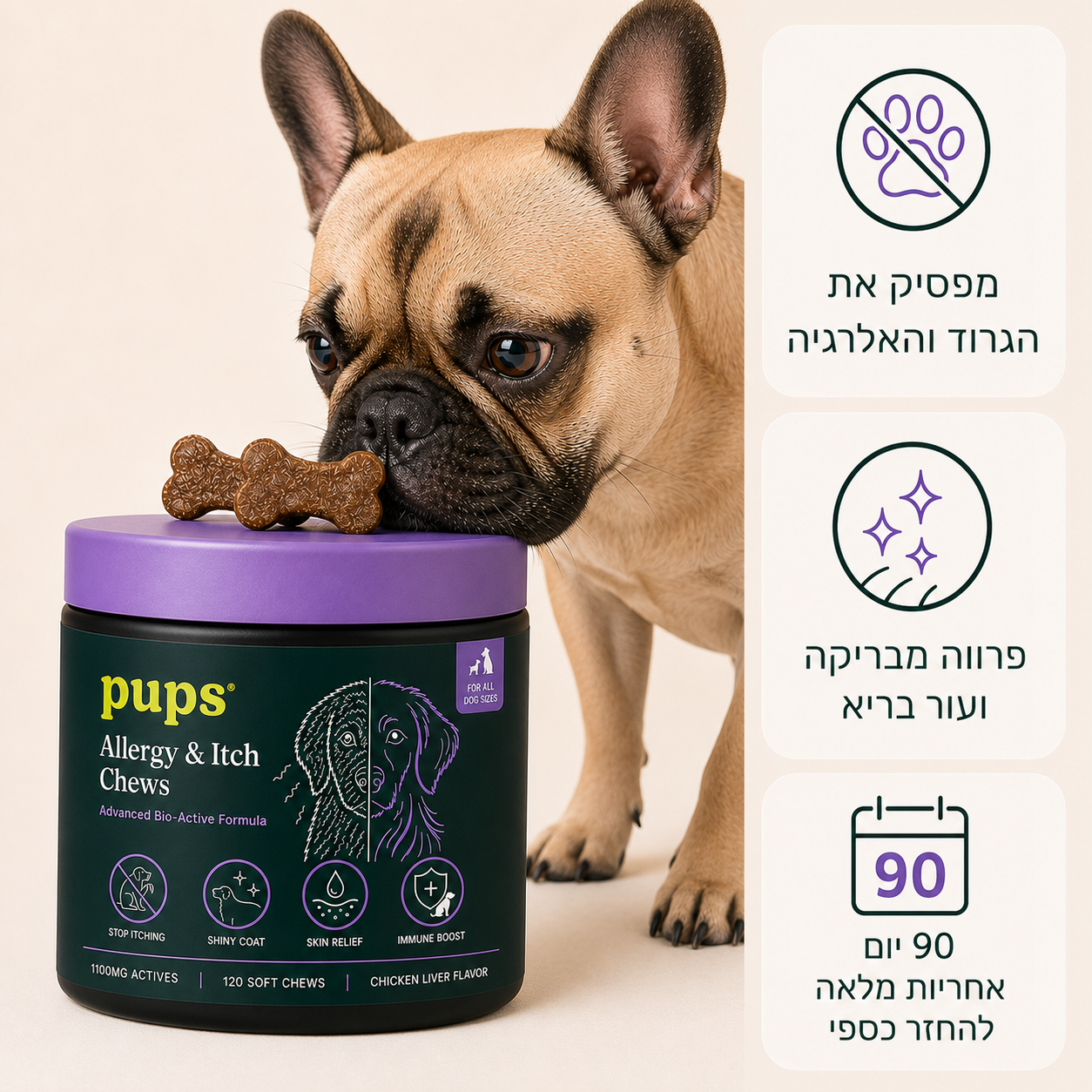PUPS Allergy & Itch Chews
