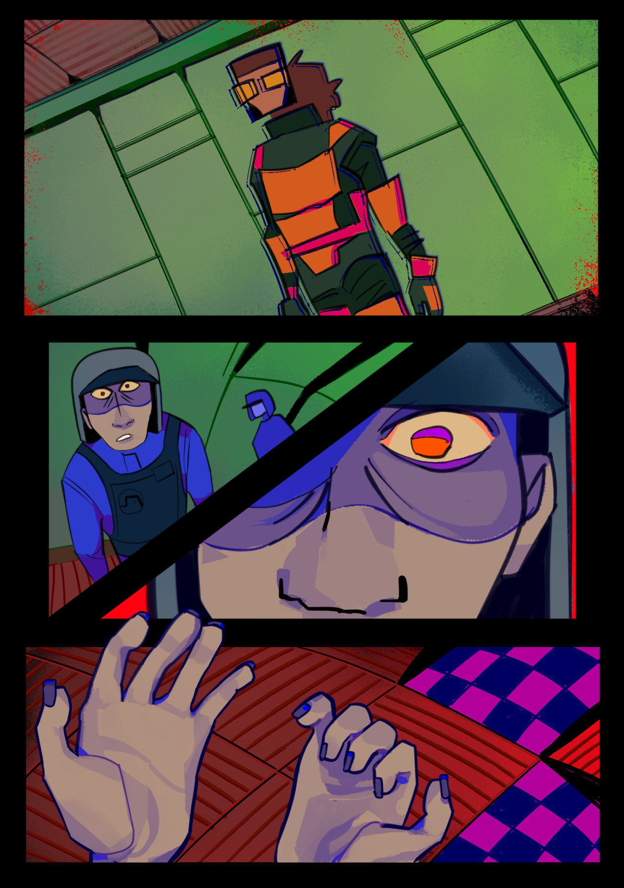 HLVRAI fancomic page 1, July 2020