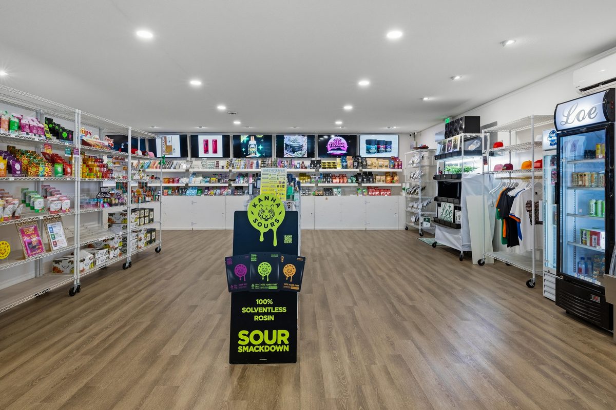 Dispensary interior — retail showroom