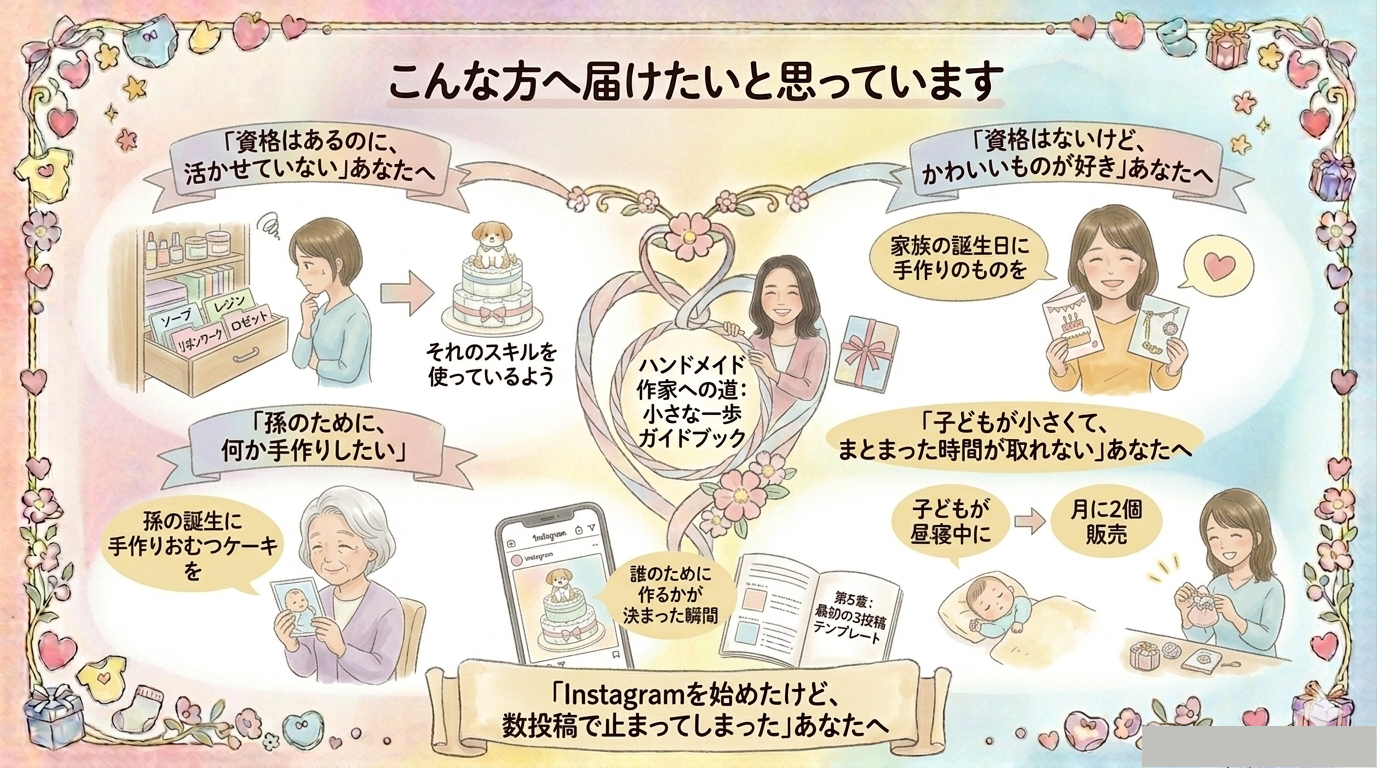 こんな方へ届けたいと思っています