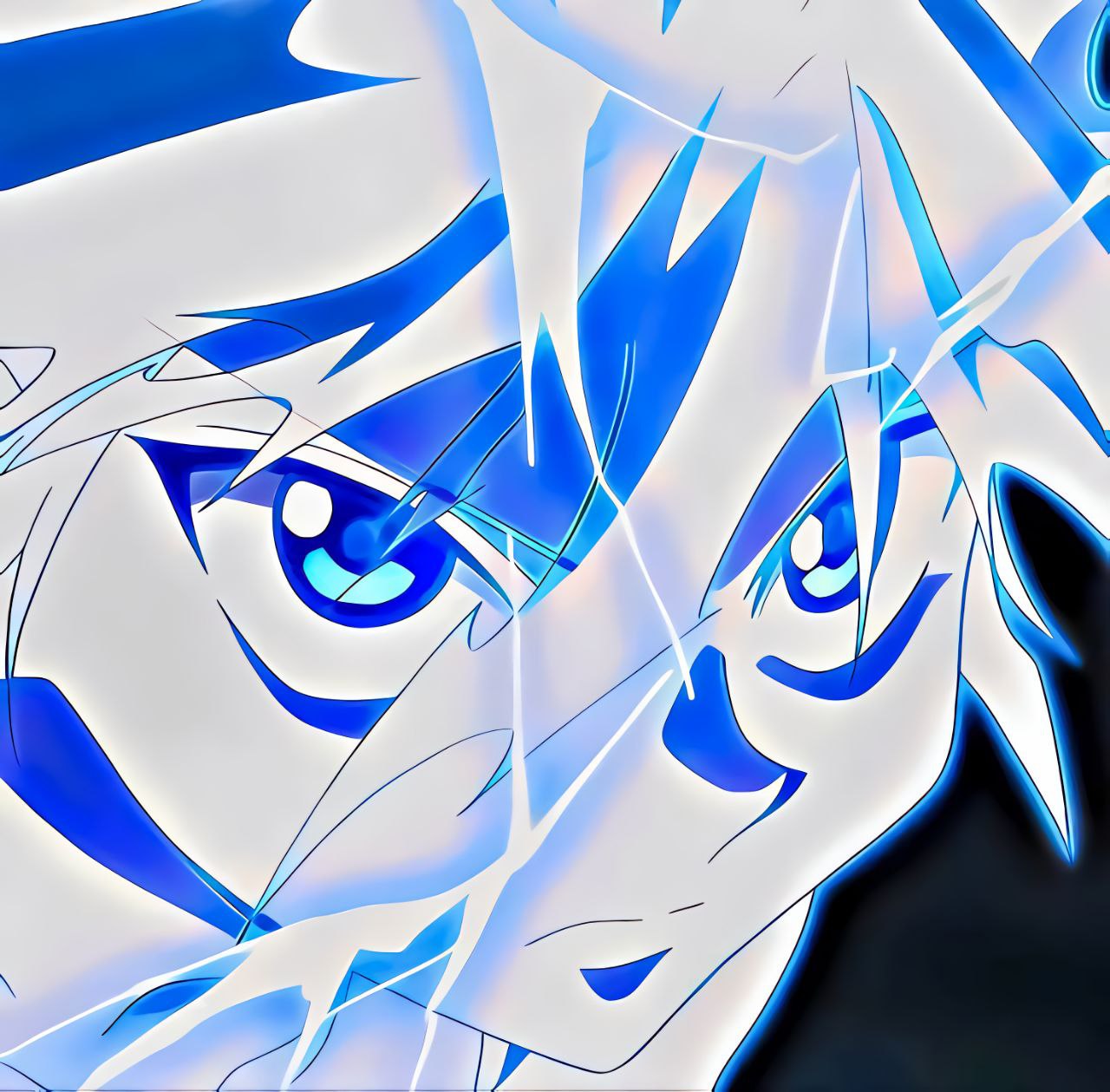 Anime boy white