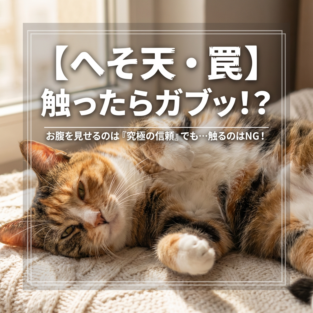 猫ちゃんのお腹見せに秘められた信頼のサインを解説 - Image 1