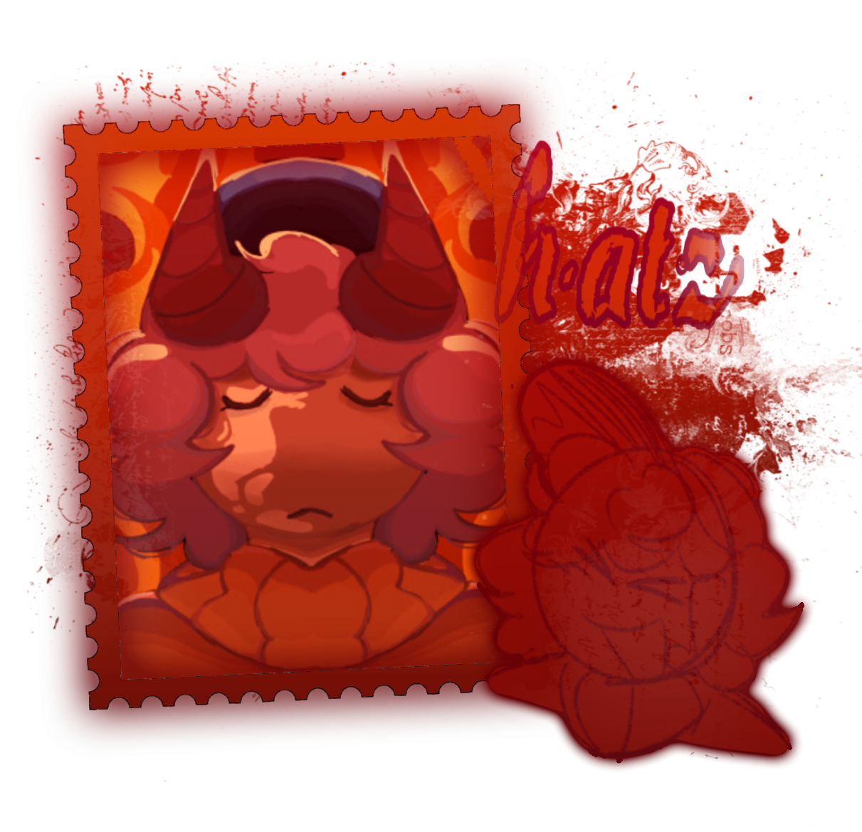 ac: royphobia, graphic not f2u. alt text: hatz