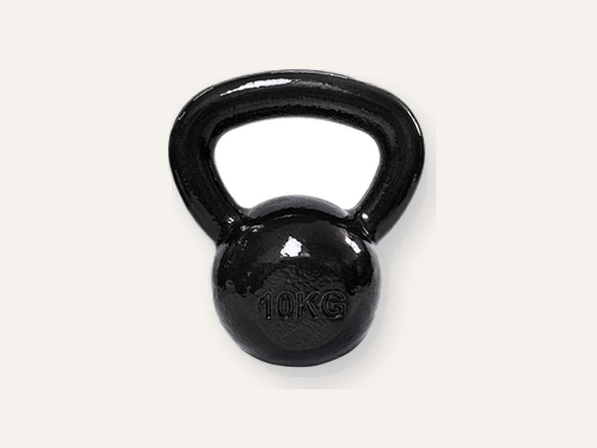 Amazon Basics cast iron kettlebell