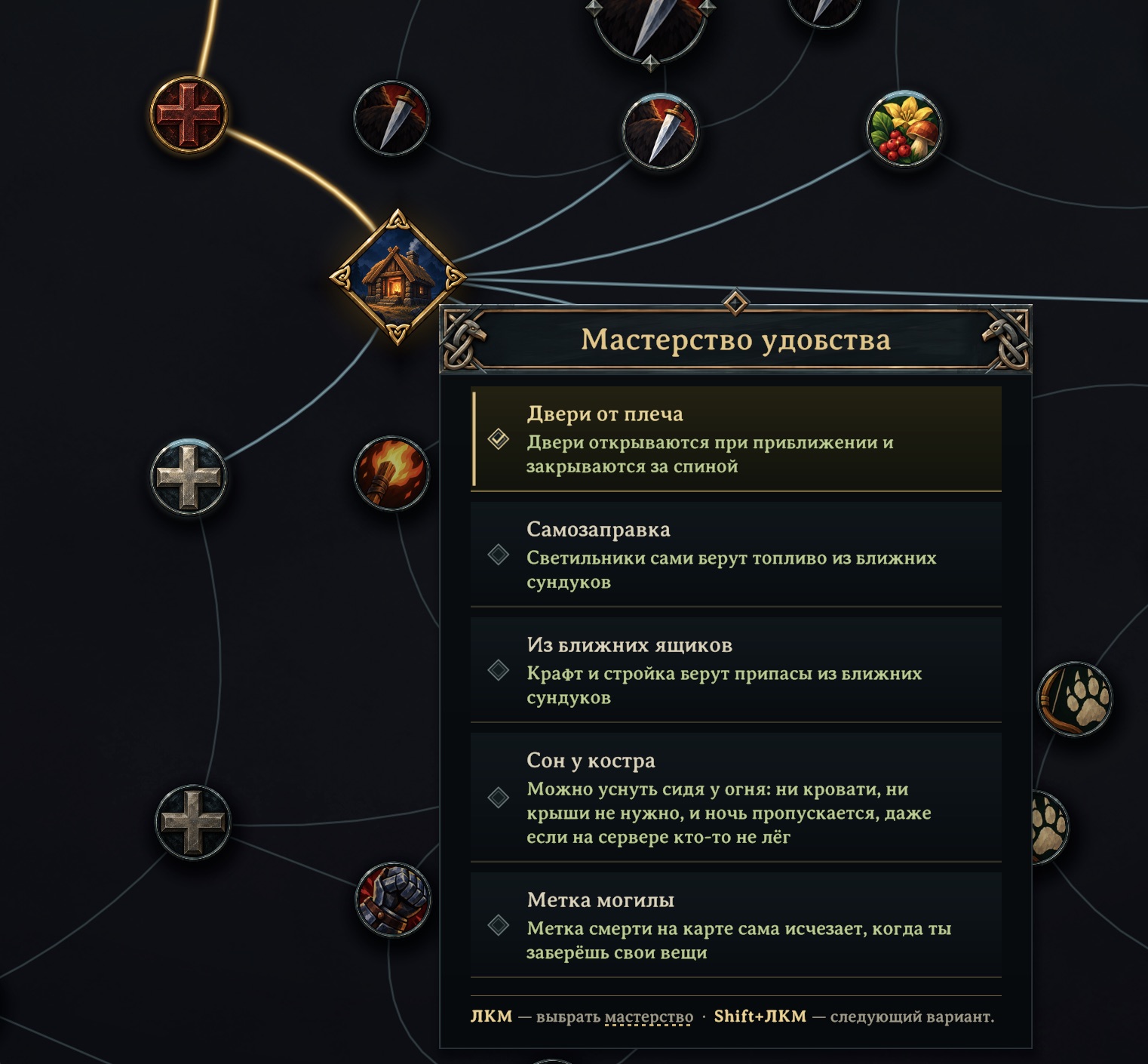 A mastery and the options it offers