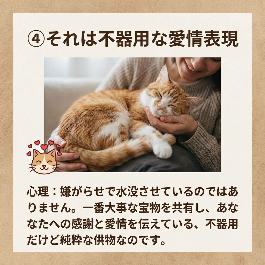 猫が水におもちゃを沈める理由とは?愛の供物の秘密 - Image 6