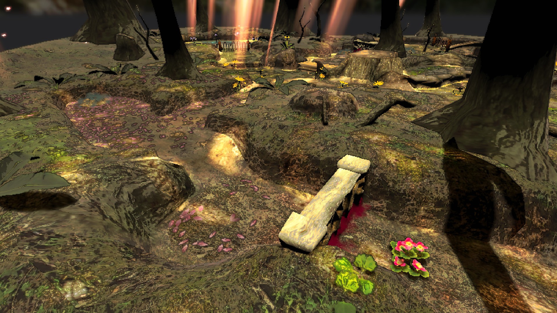 The area near a fire exit, with a poison gate. (Hole of Beasts)