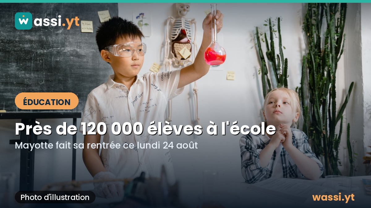 Rentrée à Mayotte : près de 120 000 élèves attendus dans le public cette année