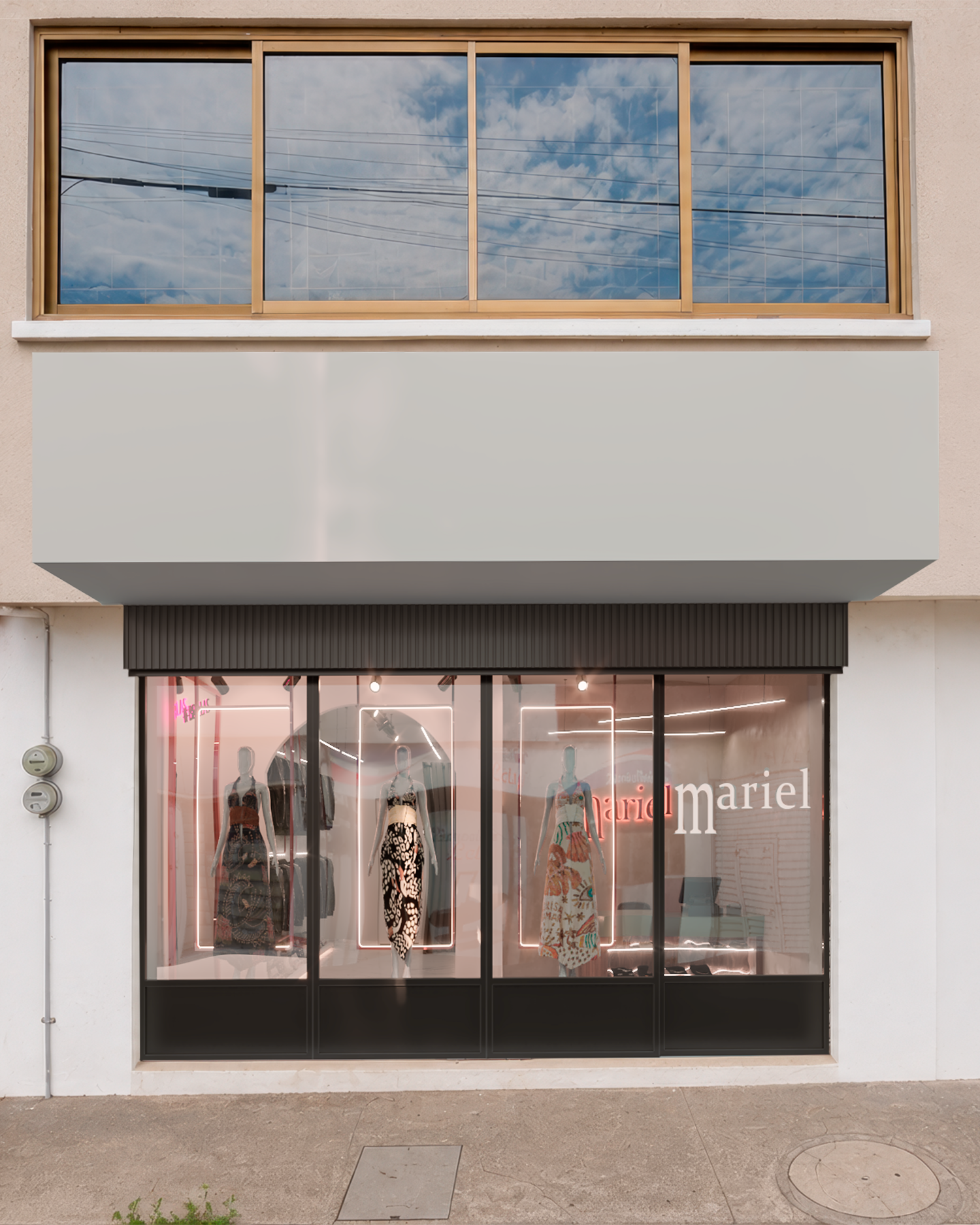 Proyecto comercial — fachada local