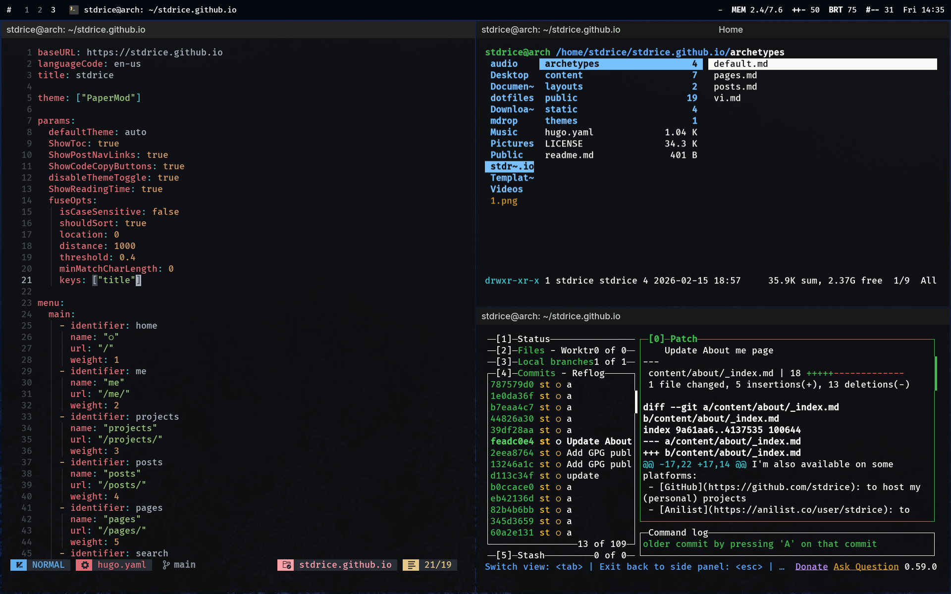 GitHub - stdrice/dotfiles: 🍙 stdrice's System Setup · GitHub