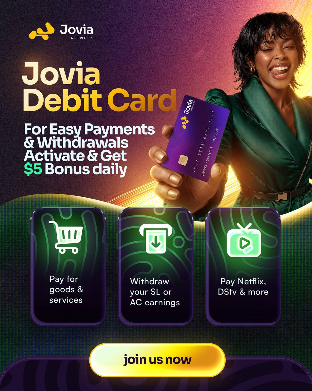 Introducing the Jovia Debit Card