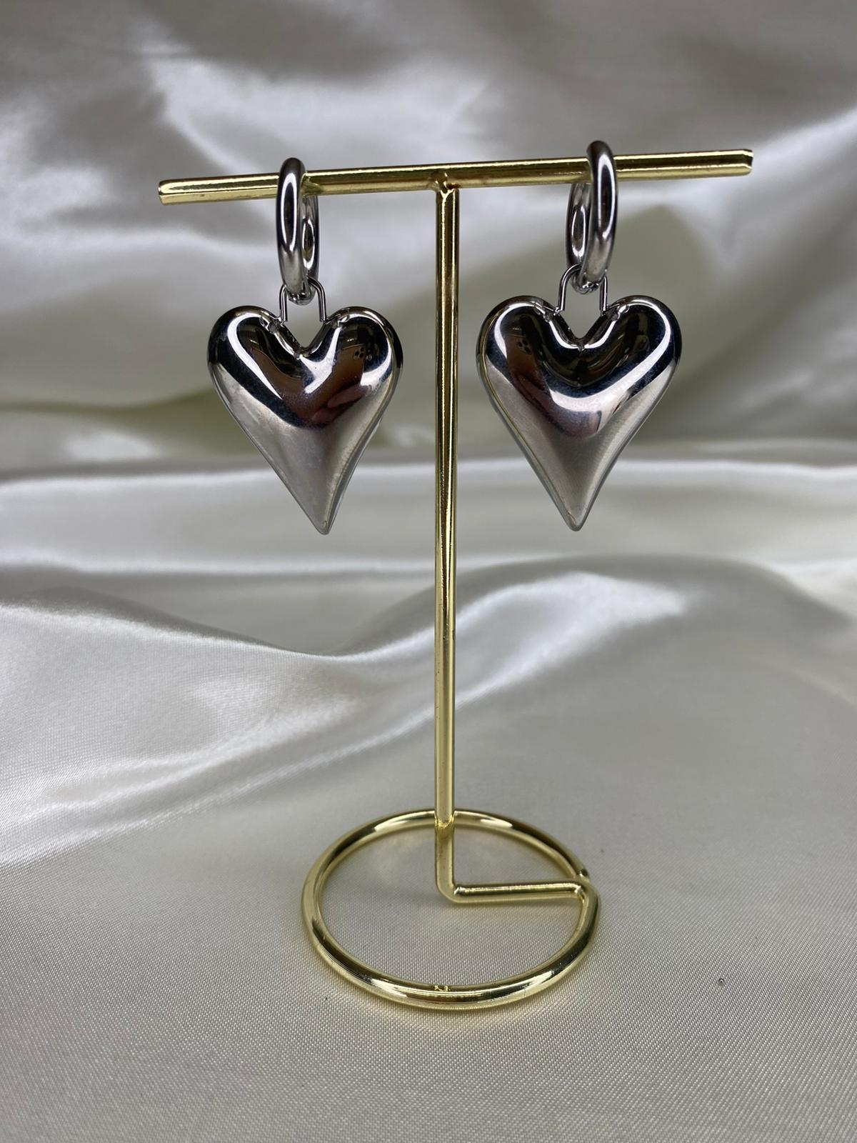 S.Steel Zilver Heart