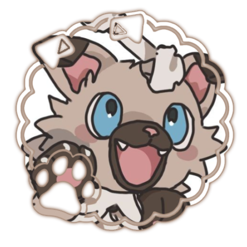 A graphic of rockruff; ac unknown